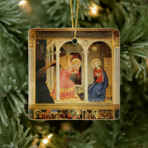 Ankündigung von Fra Angelico, Kunst der Renaissanc Keramikornament