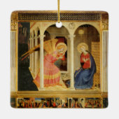 Ankündigung von Fra Angelico, Kunst der Renaissanc Keramikornament (Rückseite)