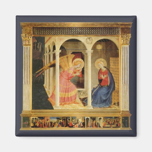 Ankündigung von Fra Angelico, Kunst der Renaissanc Magnet (Vorne)