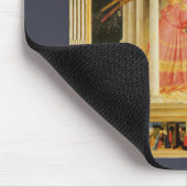Ankündigung von Fra Angelico, Kunst der Renaissanc Mousepad (Ecke)