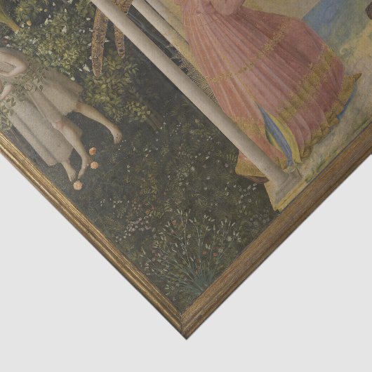Ankündigung von Fra Angelico Seidenpapier (Ausschnitt)