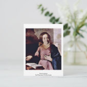 Ankündigung von Francisco de Zurbaran Postkarte (Stehend Vorderseite)