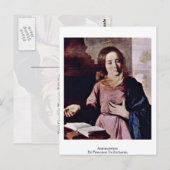 Ankündigung von Francisco de Zurbaran Postkarte (Vorne/Hinten)