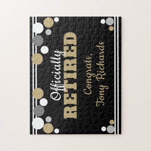 Ankündigung von Fun Retirement Jigsaw Puzzle (Vertikal)