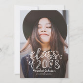 Ankündigung von Fun Script-Abschlüssen Einladung (Vorderseite)