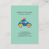 Ankündigung von Funky Car Moving Begleitkarte (Vorderseite)