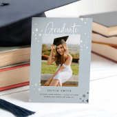 Ankündigung von Funky Modern Gray Silver Abschluss