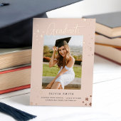 Ankündigung von Funky Modern Pink Gold Abschluss