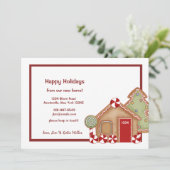 Ankündigung von Gingerbread House Holiday Moving (Stehend Vorderseite)