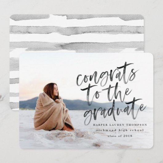 Ankündigung von Glückwünschen (Vorne/Hinten)