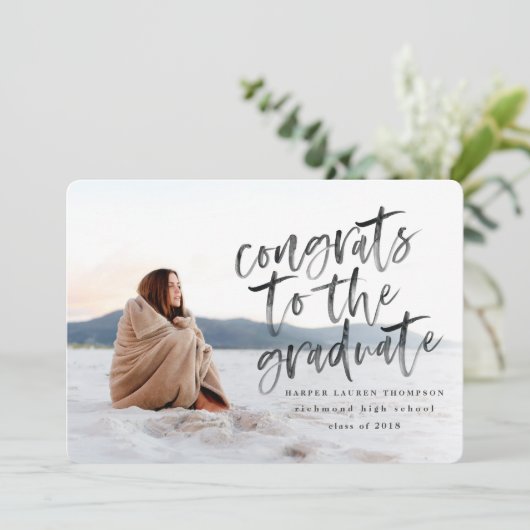 Ankündigung von Glückwünschen (Stehend Vorderseite)