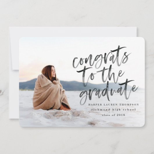 Ankündigung von Glückwünschen (Vorderseite)