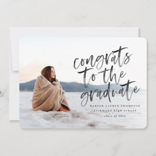 Ankündigung von Glückwünschen (Vorderseite)