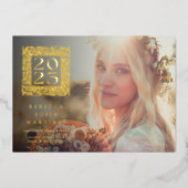 Ankündigung von Gold Abschluss Foto (Vorderseite)