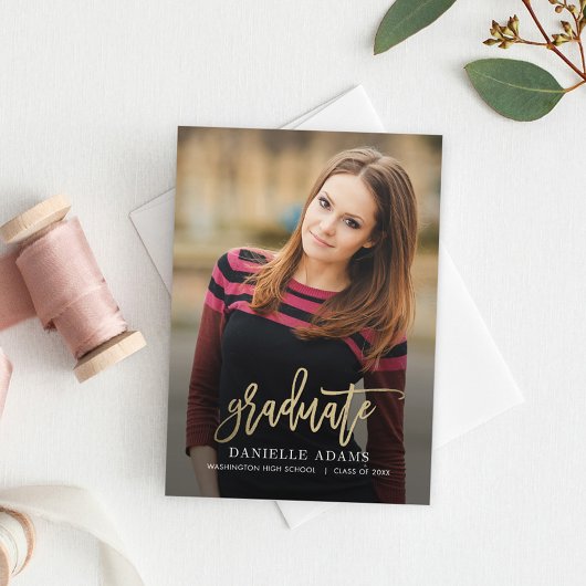 Ankündigung von Gold Brush EDITABLE FARBEN Abschlu