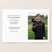 Ankündigung von Gold Foil and Foto Abschluss (Innenseite)