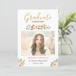 Ankündigung von Gold Graduate Foto