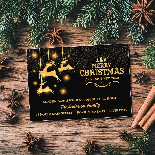 Ankündigung von Gold Rentier Holiday Moving