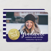 Ankündigung von Gold Siegel Abschluss - Benutzerde (Vorne/Hinten)