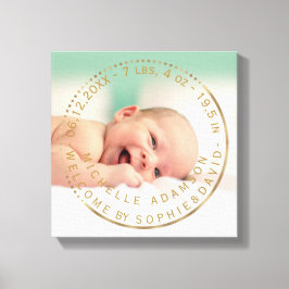 Ankündigung von Goldbrennen Keepake Gemstone Foto Leinwanddruck