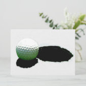 Ankündigung von Golf-Einladungen (Stehend Vorderseite)