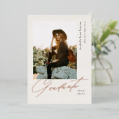 Ankündigung von Graduate Script Foto Foil (Stehend vorne)