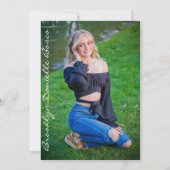 Ankündigung von Graduierungsmaßnahmen (Rückseite)