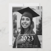 Ankündigung von Graustufen-Foto-Abschluss (Vorderseite)