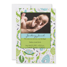 Ankündigung von "Green and Blue Animals Foto Baby