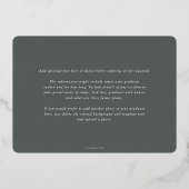 Ankündigung von Green Caduceus Medical Abschluss (Rückseite)