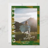 Ankündigung von Green Gold Marble Foto Abschluss (Vorderseite)