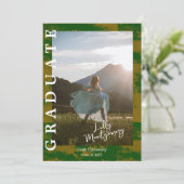 Ankündigung von Green Gold Marble Foto Abschluss (Stehend Vorderseite)