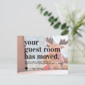 Ankündigung von Guest Room Reindeer Holiday Moving (Stehend Vorderseite)