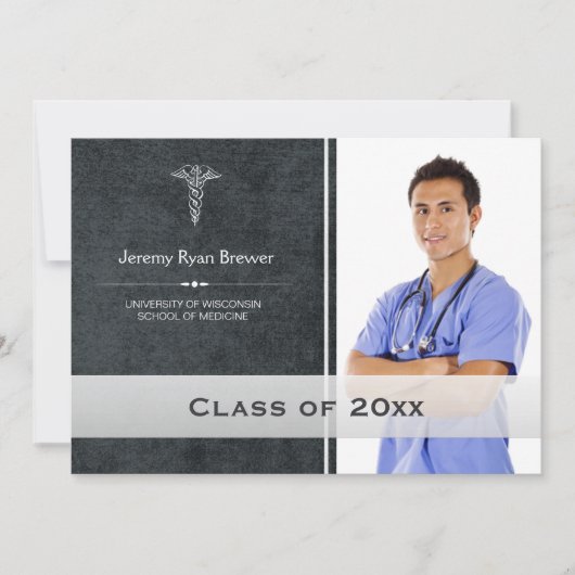 Ankündigung von HealthCare Medical Abschluss Foto (Vorderseite)