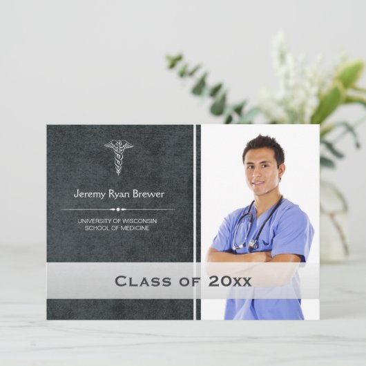 Ankündigung von HealthCare Medical Abschluss Foto (Stehend Vorderseite)