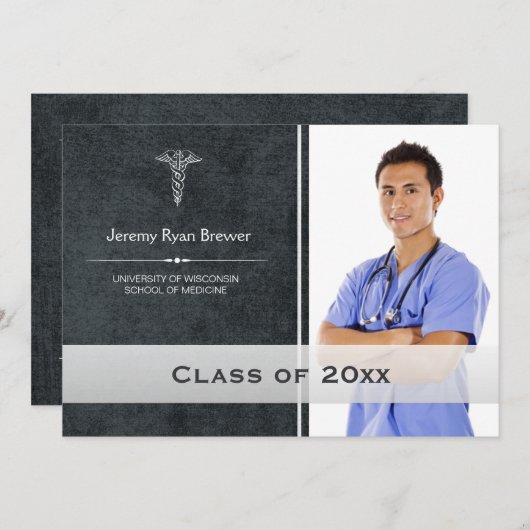 Ankündigung von HealthCare Medical Abschluss Foto (Vorne/Hinten)