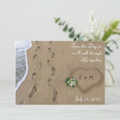 Ankündigung von Herz und Tracks / Save the Date (Stehend Vorderseite)