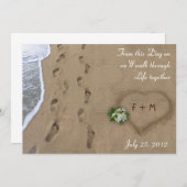 Ankündigung von Herz und Tracks / Save the Date (Vorne/Hinten)