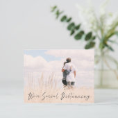 Ankündigung von Hochzeiten in sozialen Foto Postkarte (Stehend Vorderseite)