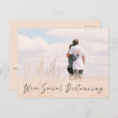 Ankündigung von Hochzeiten in sozialen Foto Postkarte (Vorne/Hinten)