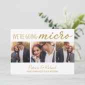 Ankündigung von Hochzeiten Niedlich 3 Foto (Stehend Vorderseite)