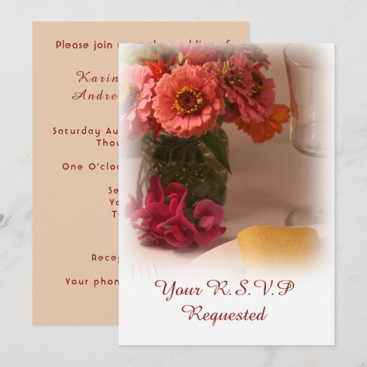 Ankündigung von Hochzeitssommer (Vorne/Hinten)