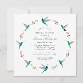 Ankündigung von Hummingbird Brautparty (Vorderseite)