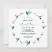 Ankündigung von Hummingbird Brautparty (Vorderseite)