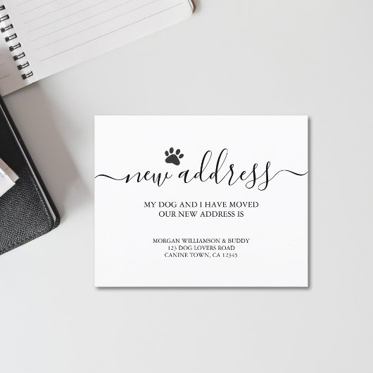 Ankündigung von Hundebewegungen