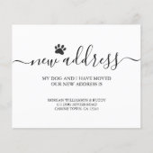 Ankündigung von Hundebewegungen (Vorderseite)