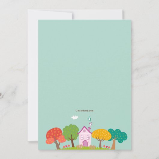 Ankündigung von Hütte Zuhause Moving (Rückseite)