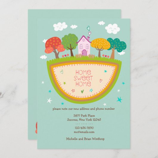 Ankündigung von Hütte Zuhause Moving (Vorne/Hinten)