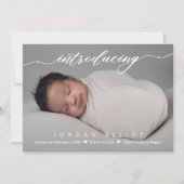 Ankündigung von Intro Modern Baby Birth (Vorderseite)