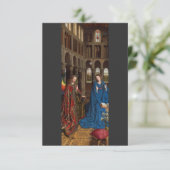 Ankündigung von Jan van Eyck (Stehend Vorderseite)